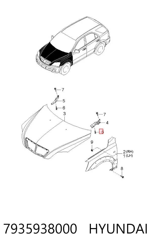  7935938000 Hyundai/Kia