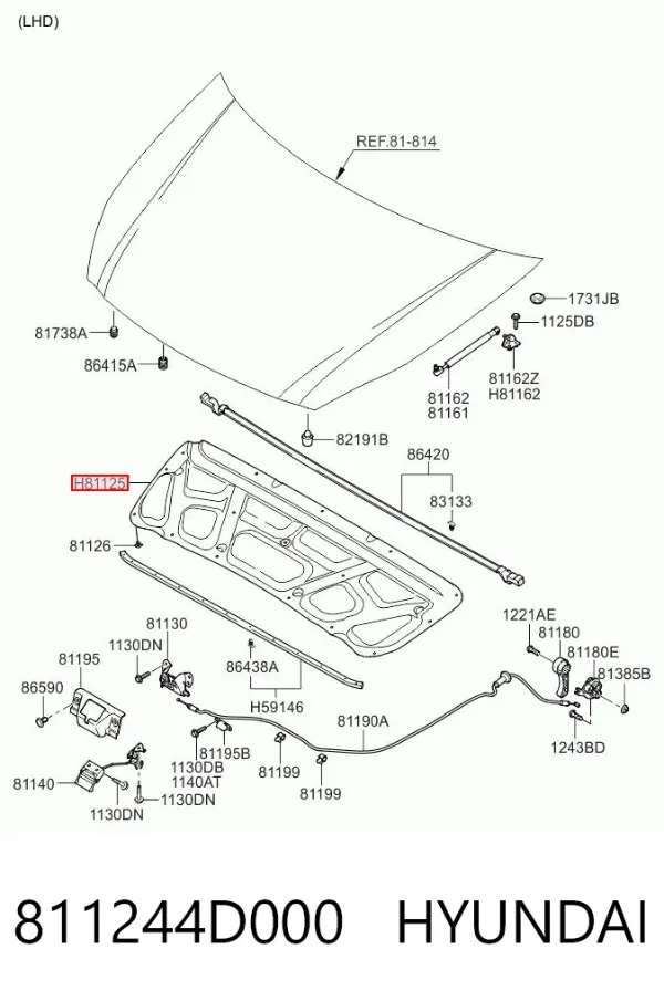  811244D000 Hyundai/Kia