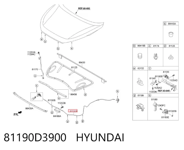  81190D3900 Hyundai/Kia