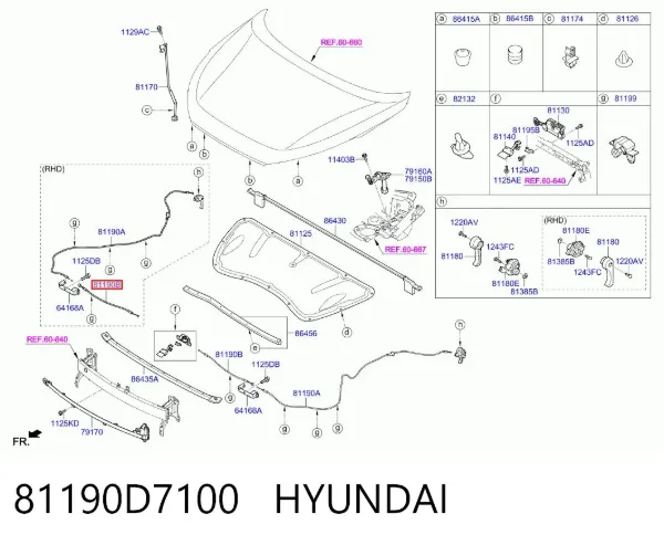  81190D7100 Hyundai/Kia