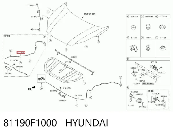  81190F1000 Hyundai/Kia