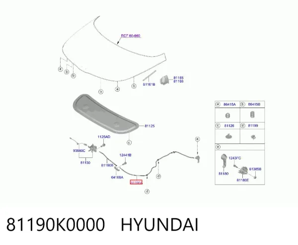  81190K0000 Hyundai/Kia