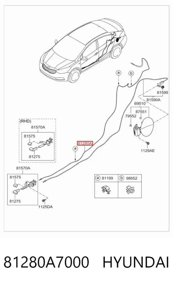  81280A7000 Hyundai/Kia