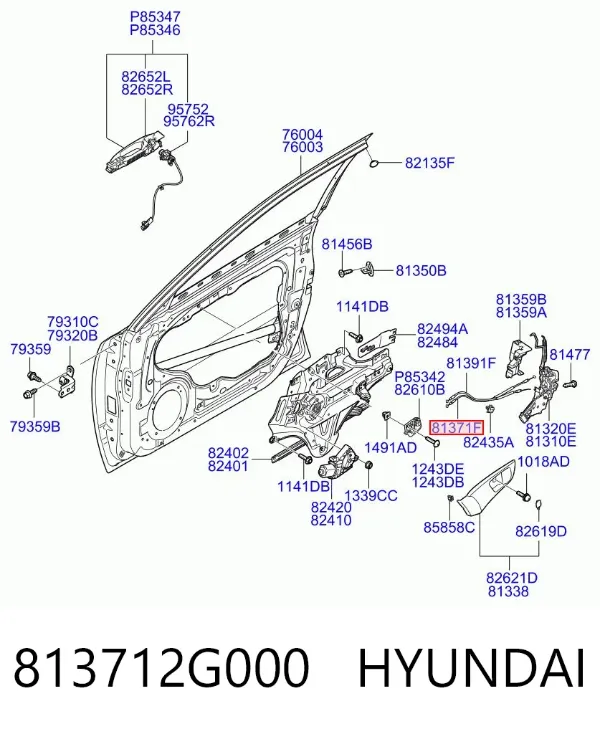  813712G000 Hyundai/Kia