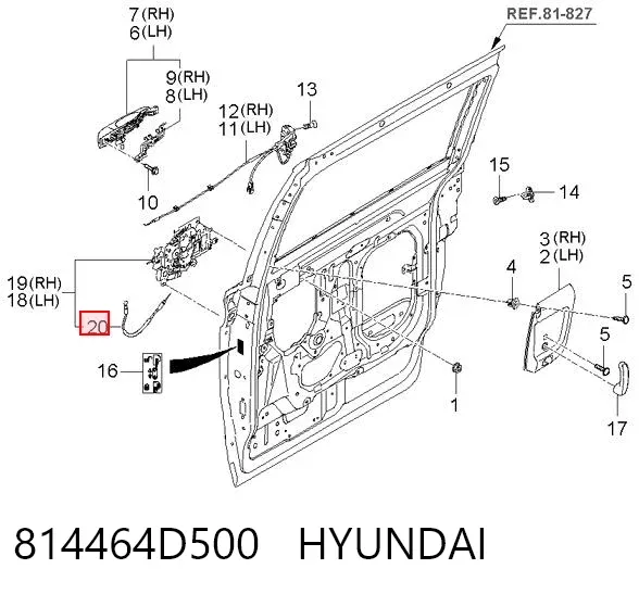  814464D500 Hyundai/Kia