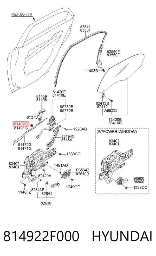  814922F000 Hyundai/Kia