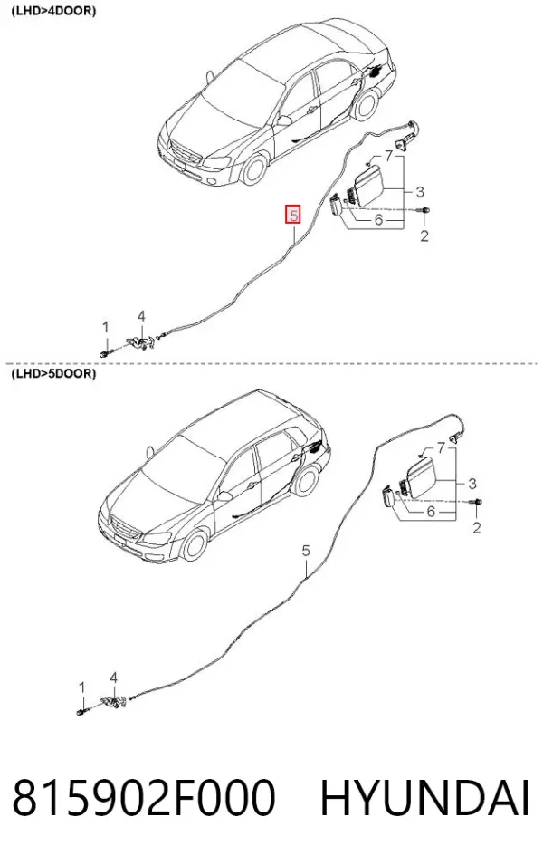  815902F000 Hyundai/Kia