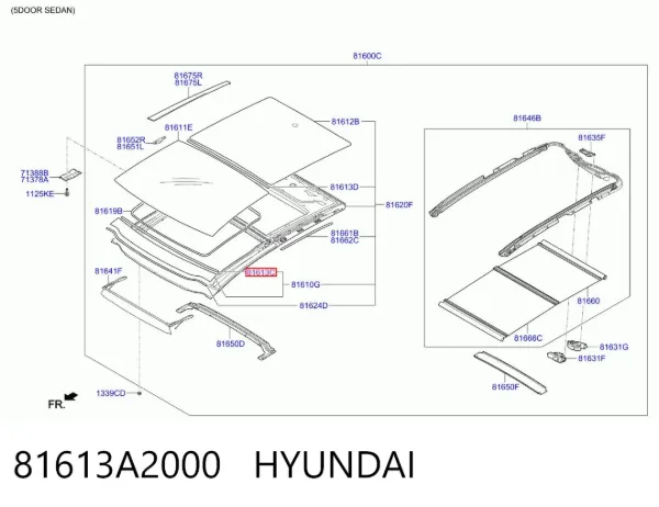  81613A2000 Hyundai/Kia