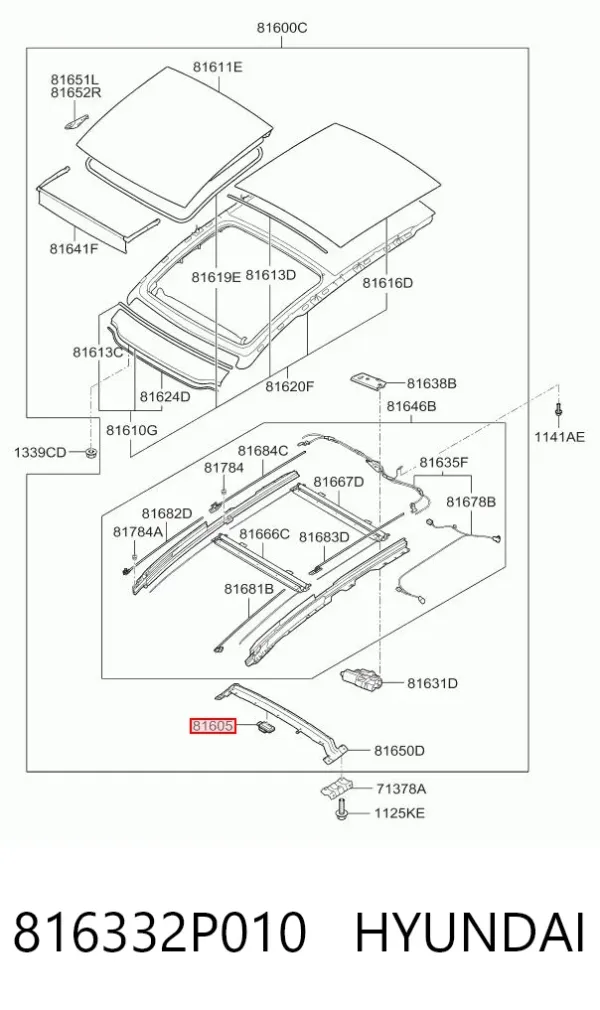  816332P010 Hyundai/Kia