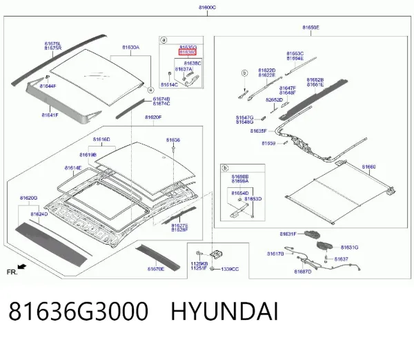  81636G3000 Hyundai/Kia