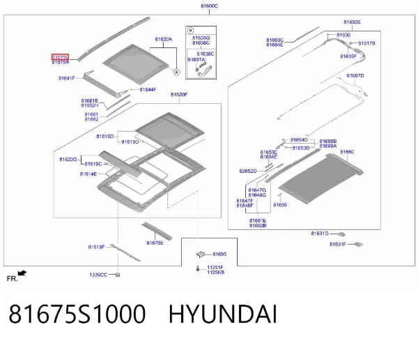  81675S1000 Hyundai/Kia