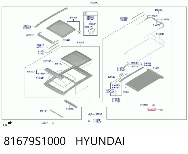  81679S1000 Hyundai/Kia