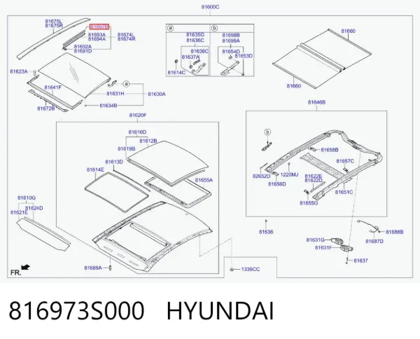  816973S000 Hyundai/Kia