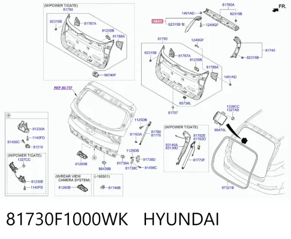  81730F1000WK Hyundai/Kia
