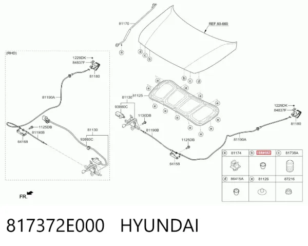  817372E000 Hyundai/Kia