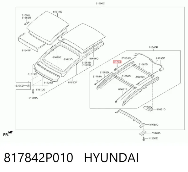  817842P010 Hyundai/Kia
