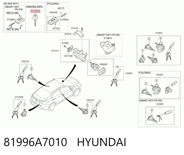  81996A7010 Hyundai/Kia