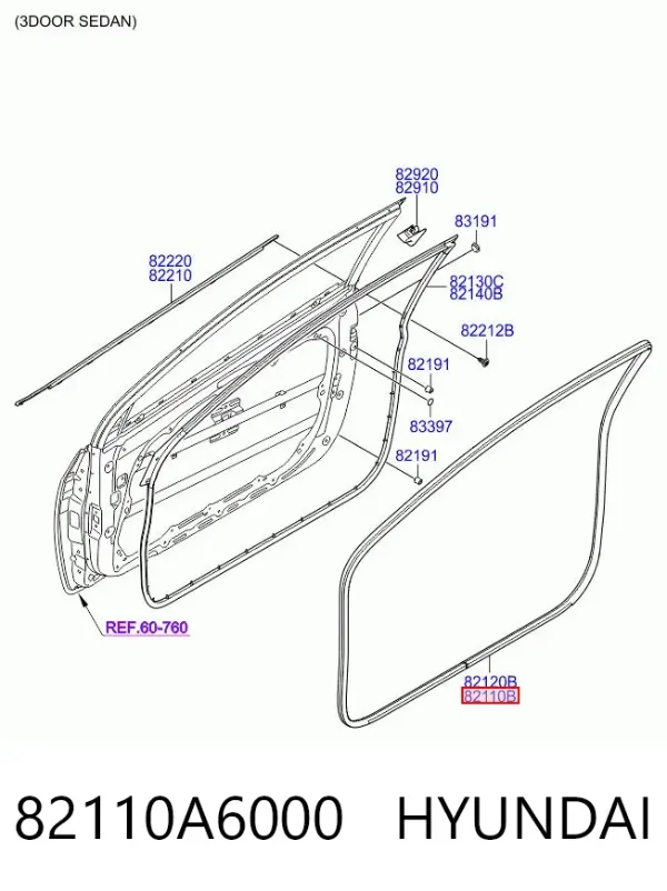 82110A6000 Hyundai/Kia