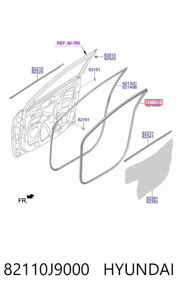  82110J9000 Hyundai/Kia
