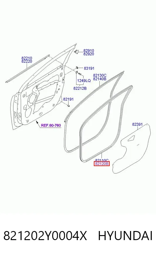  821202Y0004X Hyundai/Kia