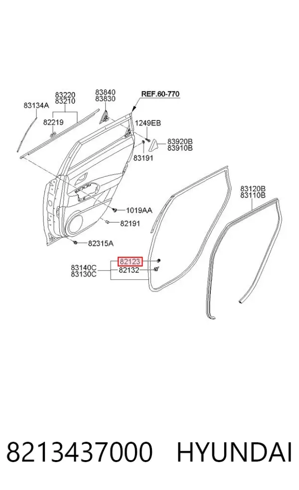  8213437000 Hyundai/Kia