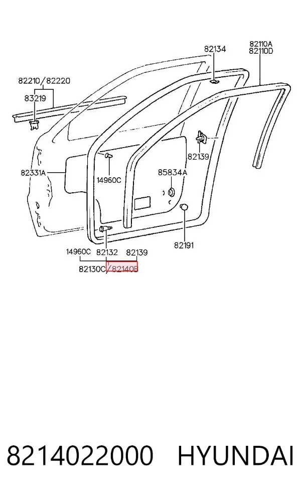  8214022000 Hyundai/Kia