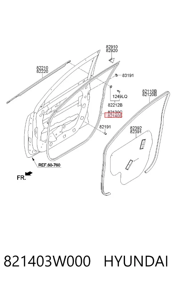  821403W000 Hyundai/Kia
