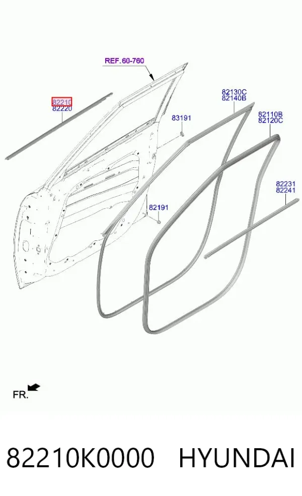  82210K0000 Hyundai/Kia