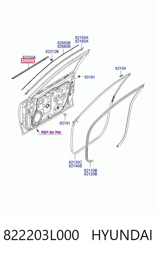 822203L000 Hyundai/Kia