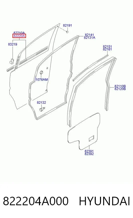  822204A000 Hyundai/Kia