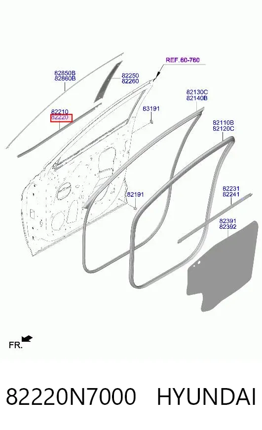  82220N7000 Hyundai/Kia