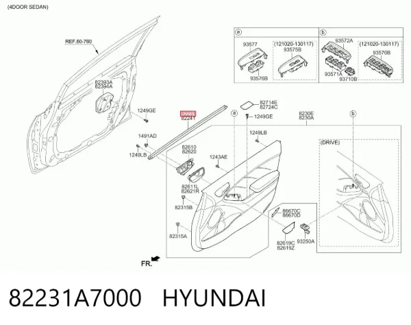  82231A7000 Hyundai/Kia