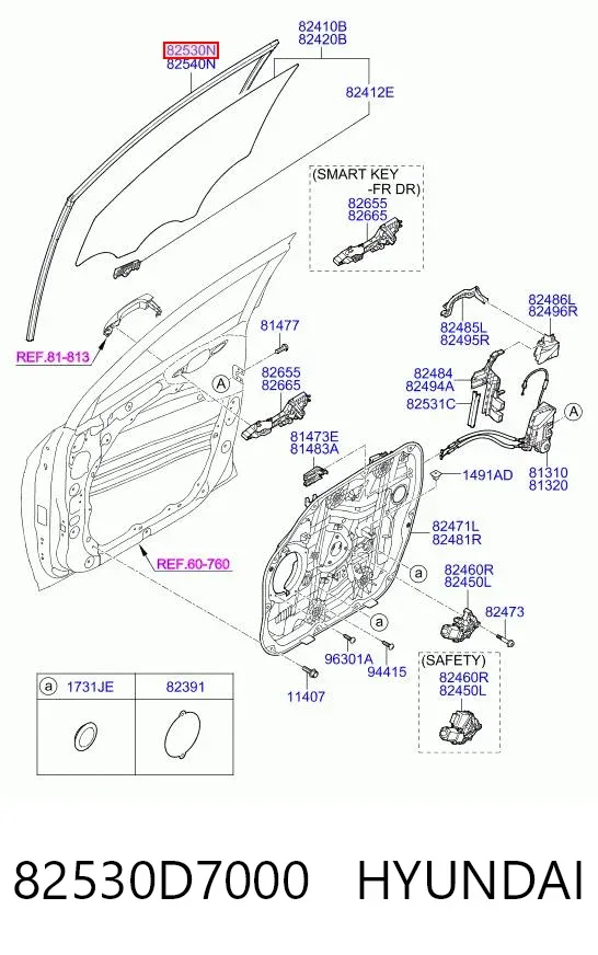  82530D7000 Hyundai/Kia