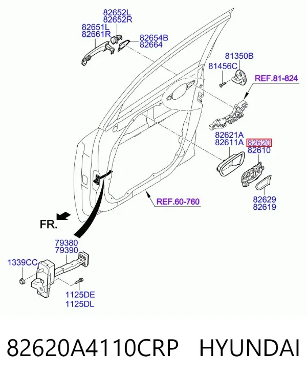  82620A4110CRP Hyundai/Kia