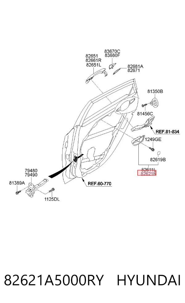 82621A5000RY Hyundai/Kia