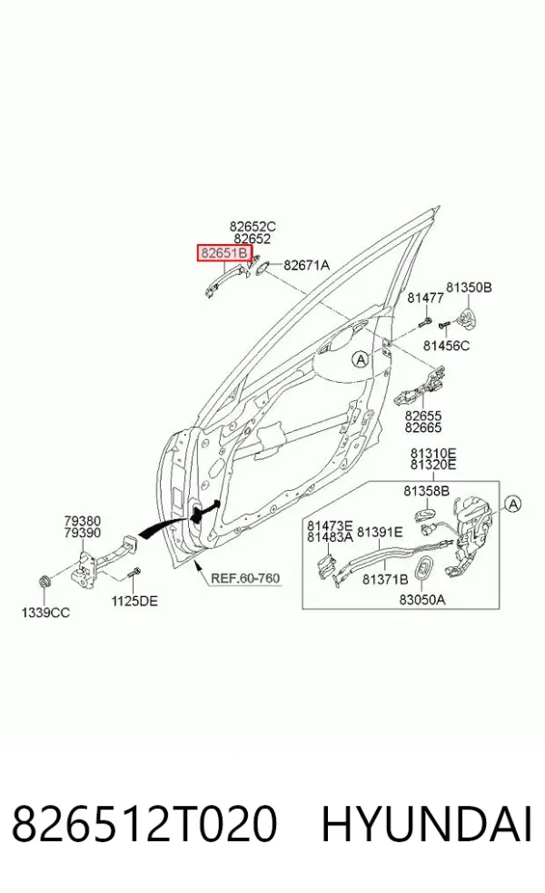  826512T020 Hyundai/Kia