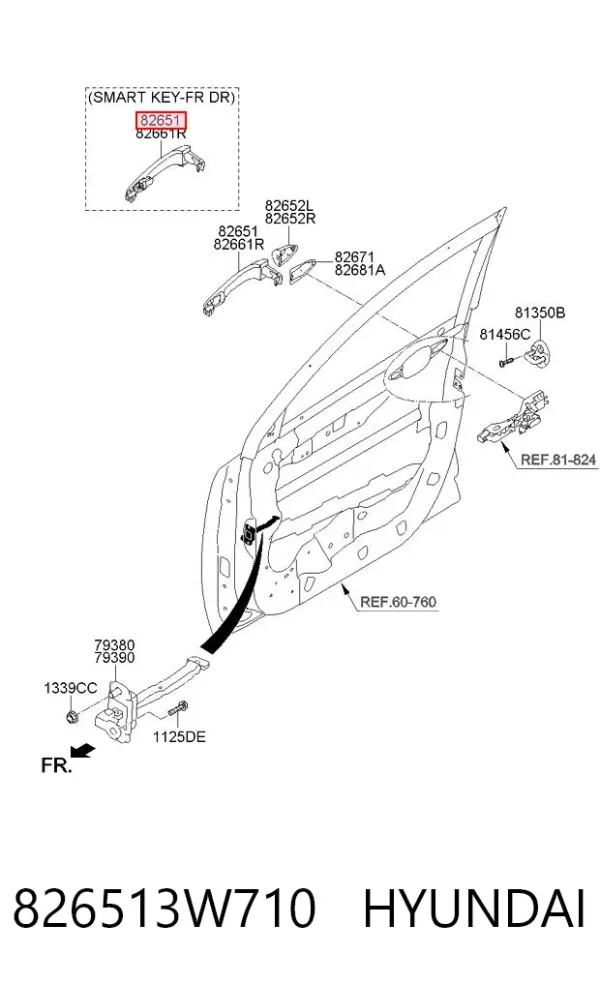  826513W710 Hyundai/Kia
