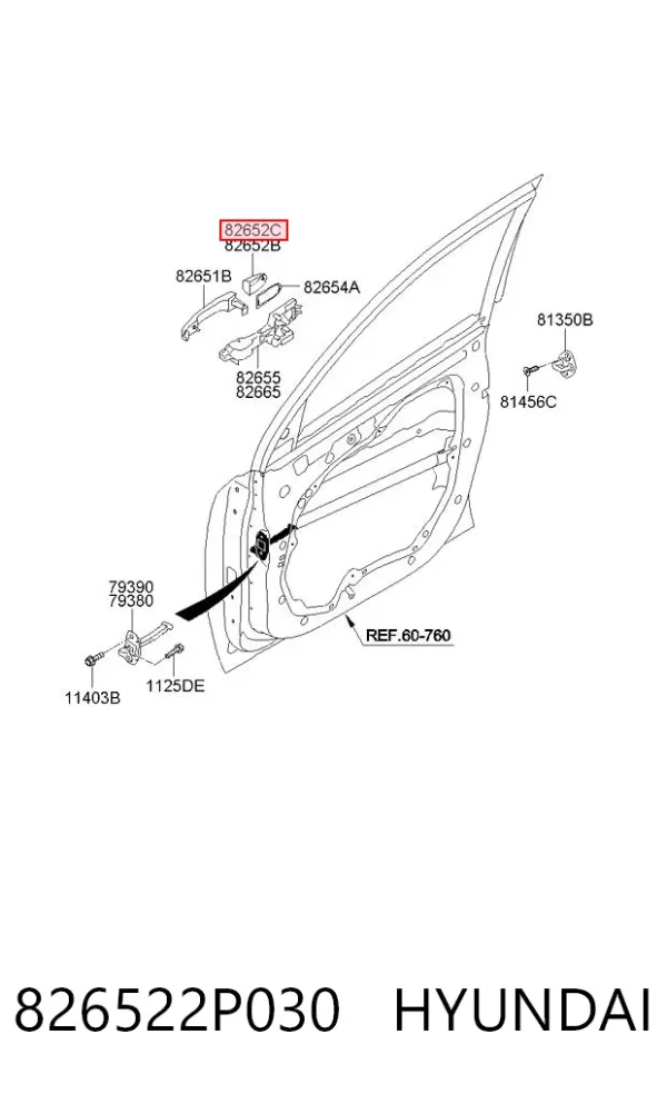  826522P030 Hyundai/Kia