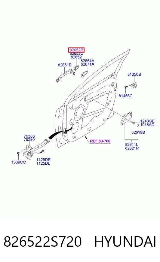  826522S720 Hyundai/Kia