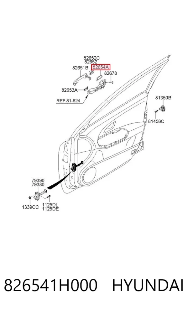  826541H000 Hyundai/Kia