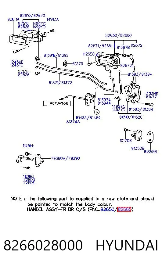  8266028000 Hyundai/Kia