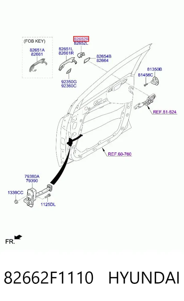  82662F1110 Hyundai/Kia
