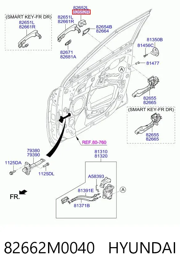  82662M0040 Hyundai/Kia