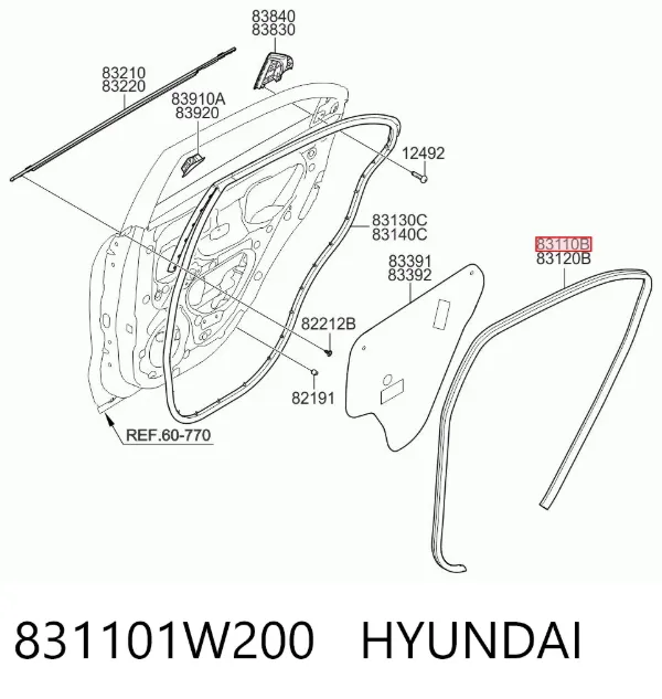  831101W200 Hyundai/Kia