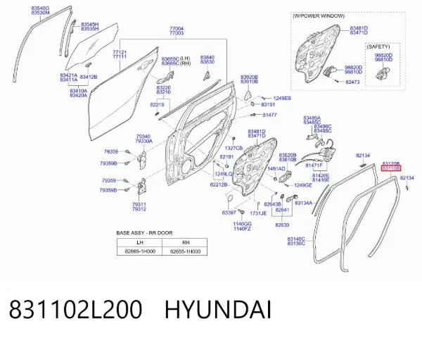  831102L200 Hyundai/Kia