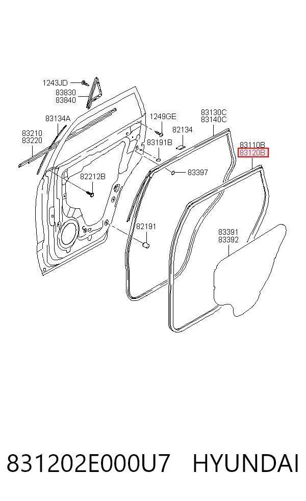  831202E000U7 Hyundai/Kia