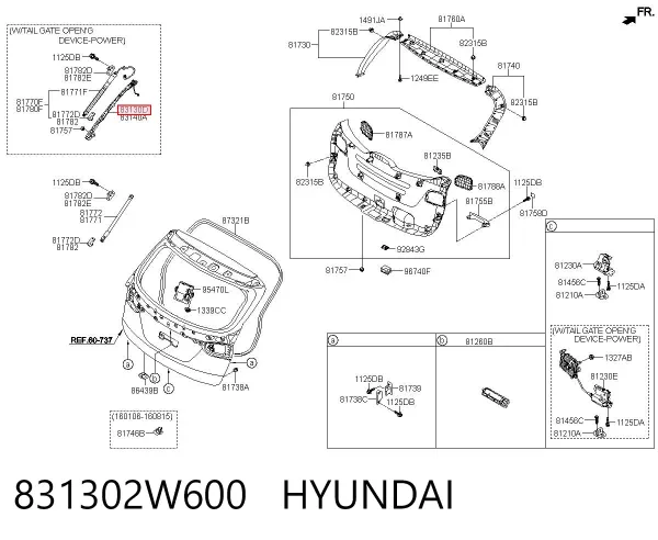  831302W600 Hyundai/Kia