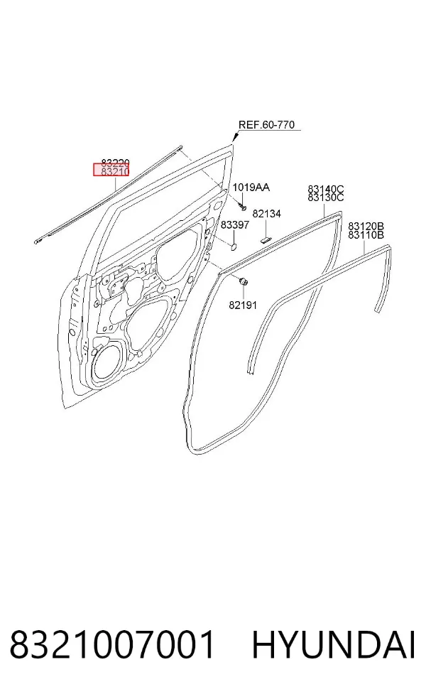  8321007001 Hyundai/Kia