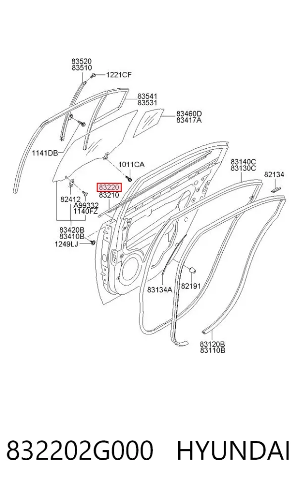  832202G000 Hyundai/Kia