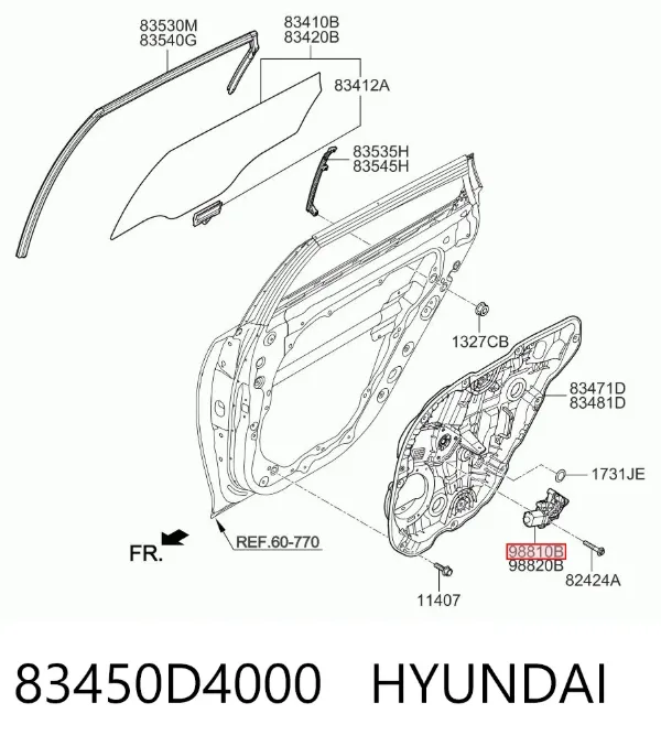  83450D4000 Hyundai/Kia